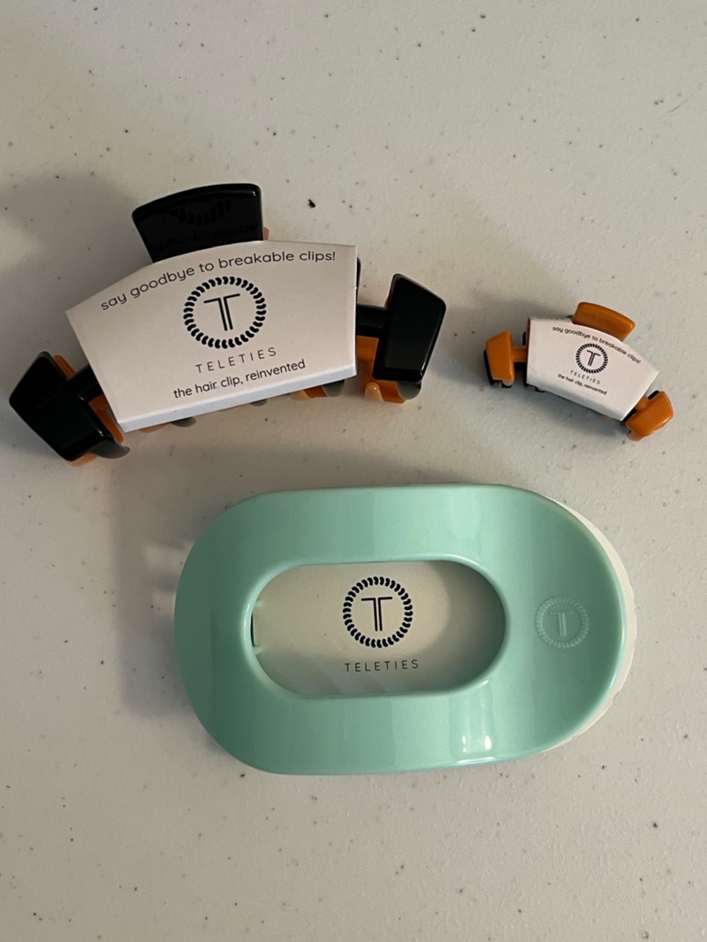 NWT Teleties Lot of 3 Hair Clips